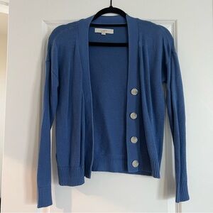 LOFT Women's Classic Blue Cardigan